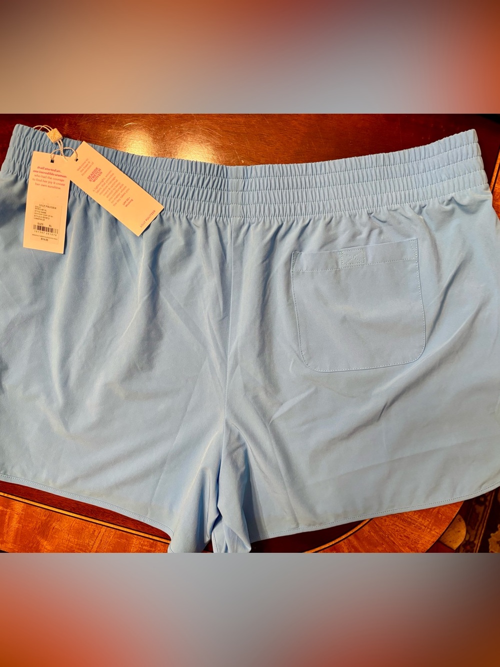 NWT Lilly Pulitzer backcourt blue athletic shorts XL